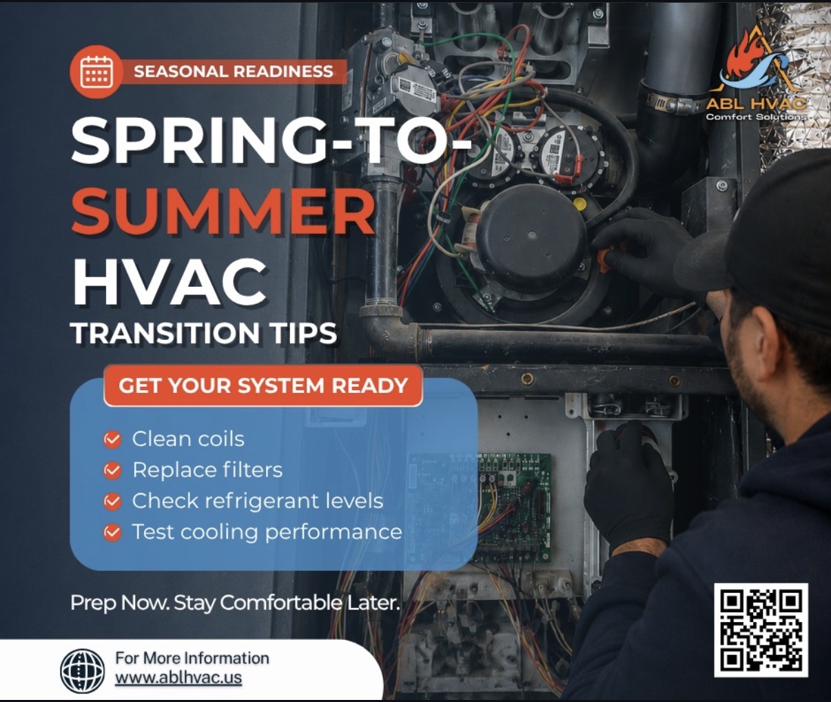Spring to summer HVAC transition tips